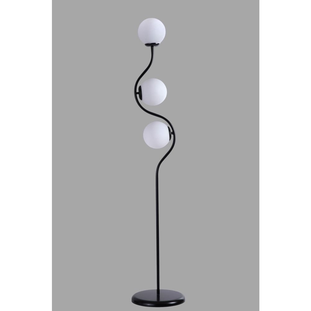 Opviq Podna lampa 947, bijela, crna slika 3
