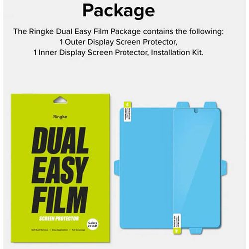 Ringke - Dual Easy Full set zaštitnih folija za Samsung Galaxy Z Fold5 slika 6