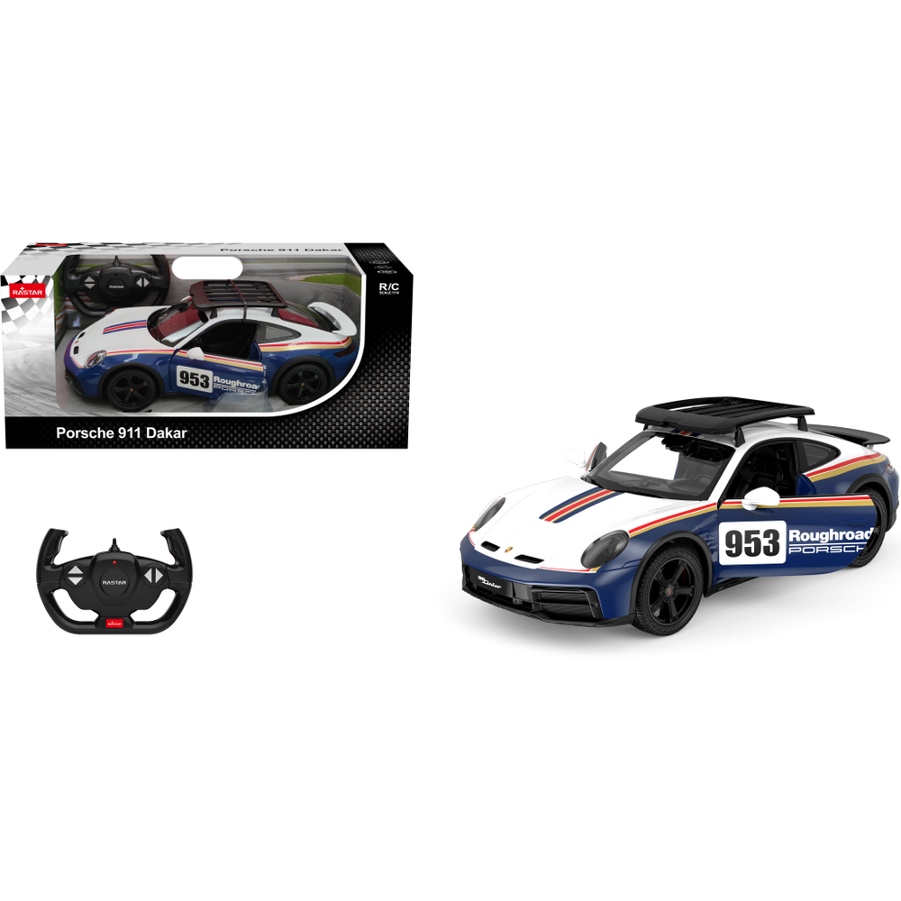 Rastar 10131 Auto na daljinsko upravljanje Porsche 911 Dakar 1:14 slika 2