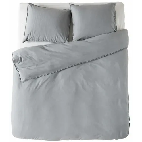 Viktorija Jorganska navlaka + 2 jastučnice FLANEL light grey DOUBLE slika 1
