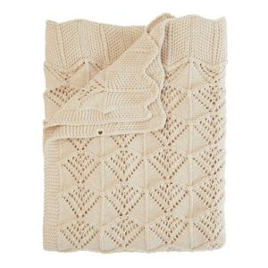 BIBS pleteno cebe Wavy Ivory