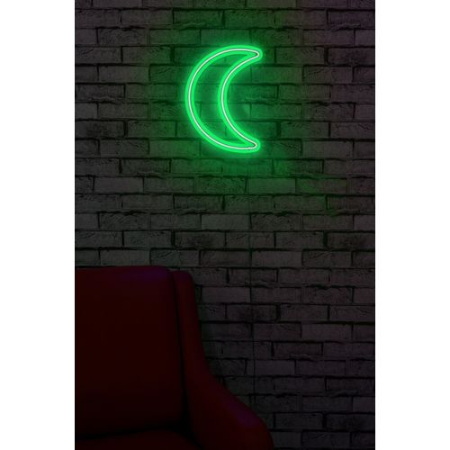 Wallity Ukrasna plastična LED rasvjeta, Crescent - Green slika 12