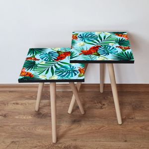 Nesting stolovi 2Shp199 - (2 komada) - boje: višebojni