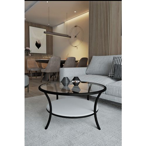 Lotus - Transparent, White v2 Transparent
White Coffee Table slika 2