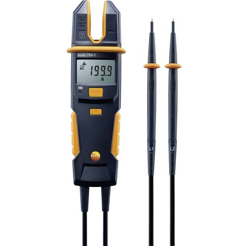 testo 755-1 ručni multimetar, strujne stezaljke  digitalni  CAT IV 600 V, CAT III 1000 V Zaslon (brojevi): 4000 slika 1