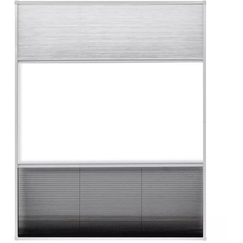 Zaslon Protiv Insekata za Prozore Aluminijski 80x100 cm sa Sjenilom slika 4