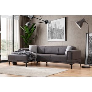 Horizon Left - Dark Grey Dark Grey Corner Sofa-Bed