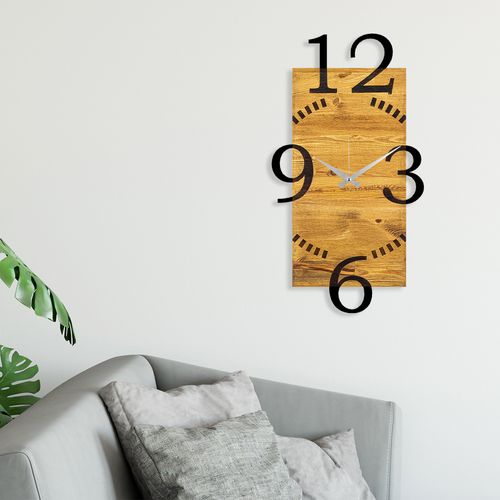 Wallity Ukrasni drveni zidni sat, Wooden Clock 2 slika 2