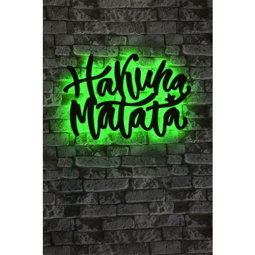 Wallity Dekorativna led rasvjeta Hakuna Matata - zeleno slika 2