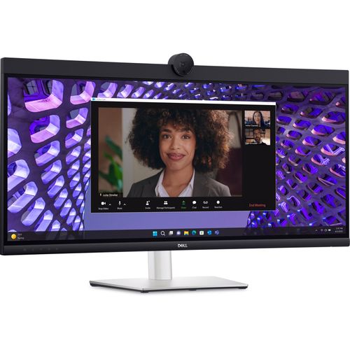 DELL 34 inch P3424WEB WQHD Video konferencijski zakrivljeni IPS monitor slika 11