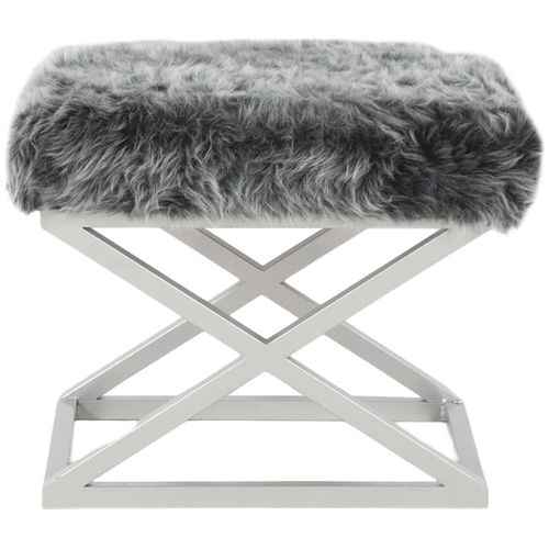 Capraz Plush - Silver, Grey Silver
Grey Pouffe slika 2