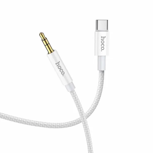 HOCO AUX Audio Jack kabel 3,5 mm na Type-C UPA19 1 m srebrni slika 2