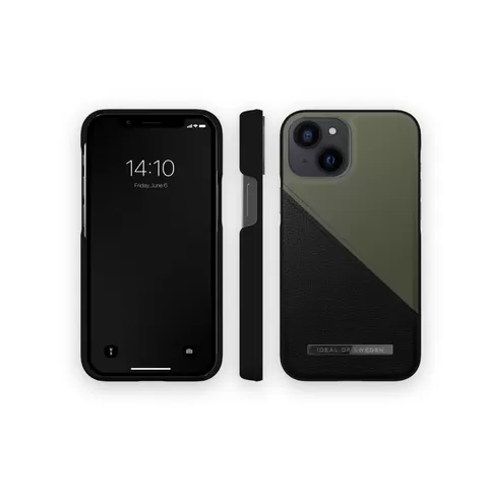 iDeal of Sweden Maskica AT - iPhone 13 mini - Onyx Black Khaki slika 1