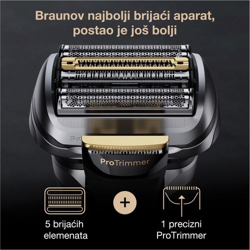 Braun brijaći aparat 9515s SIVI slika 7