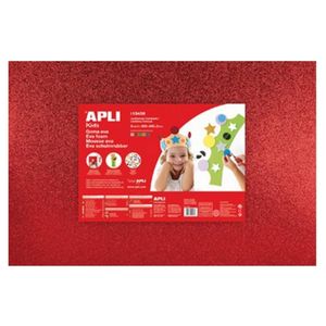 APLI pjenasti papir gliter 5 boja 400x600mm 5l 13436