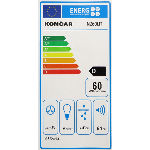 Končar napa NZ60LIT slika 2