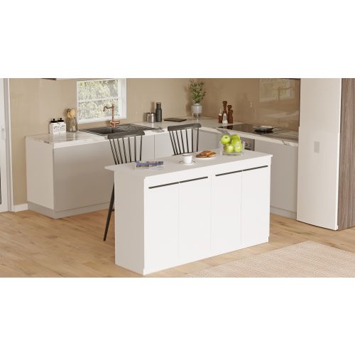 OR1-W White Kitchen Table slika 4