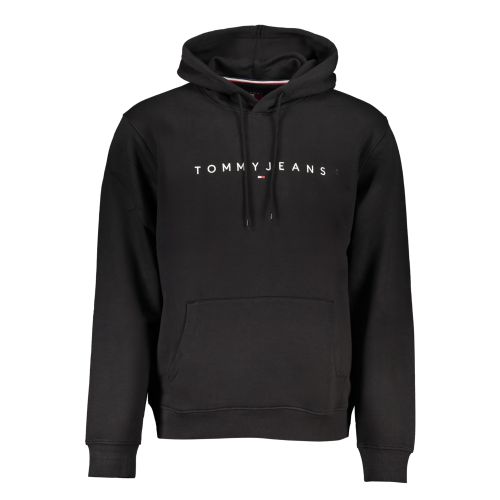 TOMMY HILFIGER MEN'S BLACK ZIPLESS SWEATSHIRT slika 1