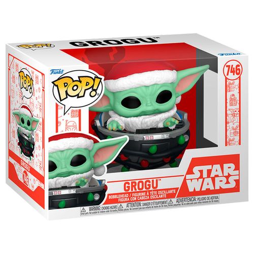 POP figure Star Wars Grogu with Santa Hat in Pram slika 1