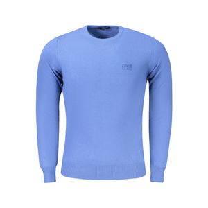 CAVALLI CLASS MEN'S BLUE SWEATER