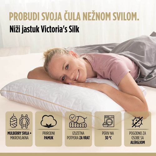 Svileni jastuk Vitapur Victoria's Silk - niži slika 3