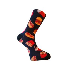 SOCKS BMD Štampana čarapa broj 1 art.4686 veličina 35-38 Fast food