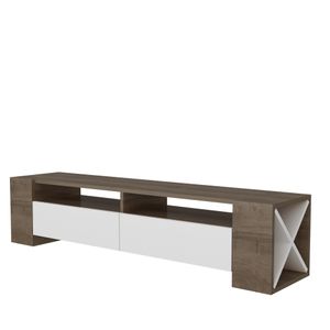 Hanah Home Sosruko - Walnut, White Walnut
White TV Stand