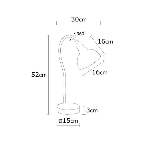 Opviq Stolna lampa, 525NOR2108 slika 3