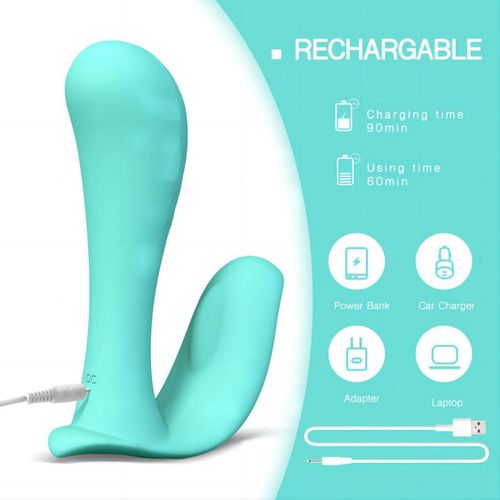 Tracy's Dog - Panty Vibrator with Remote Control - Turquoise slika 3