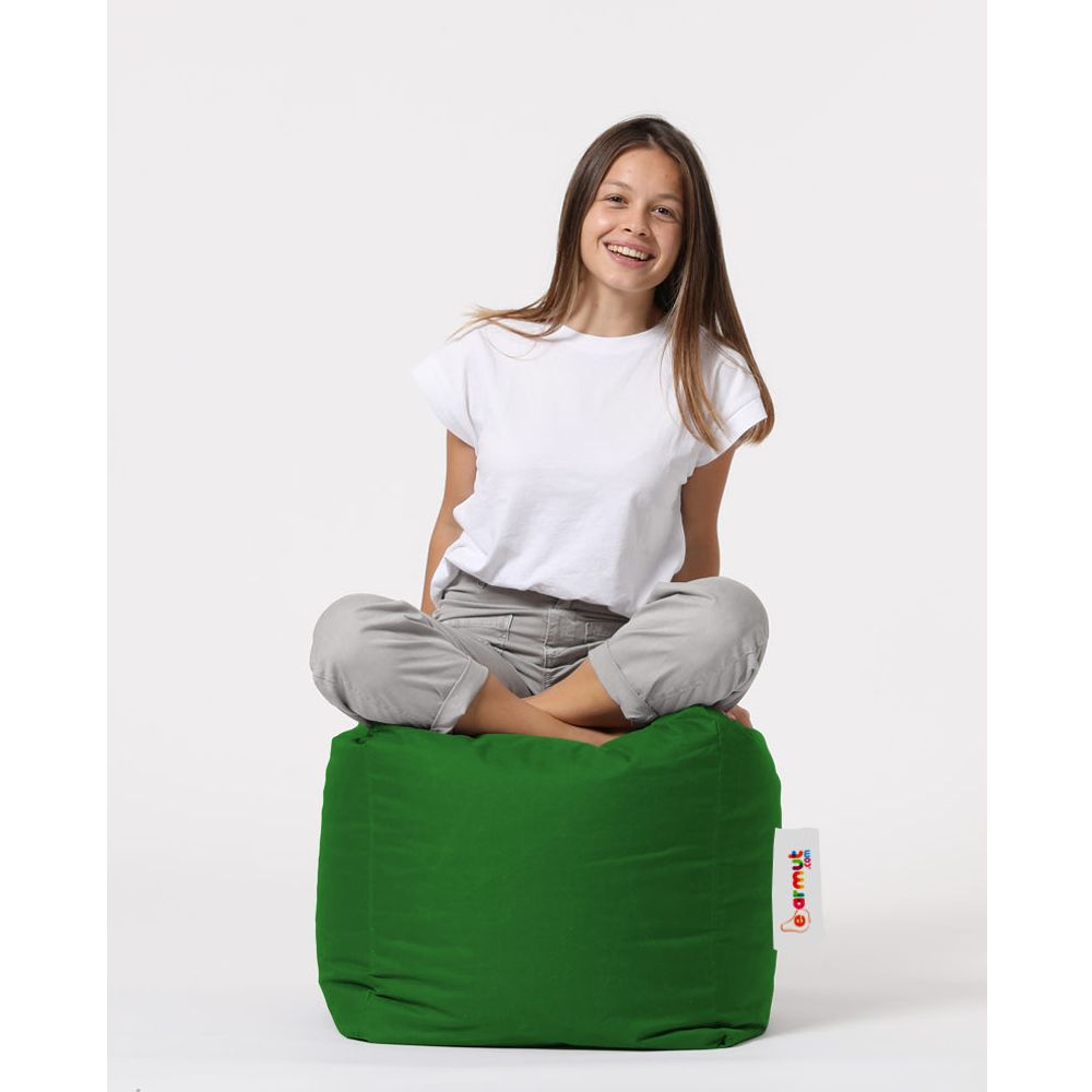Kvadratni Puf - Zeleni Vrt Pouffe slika 2