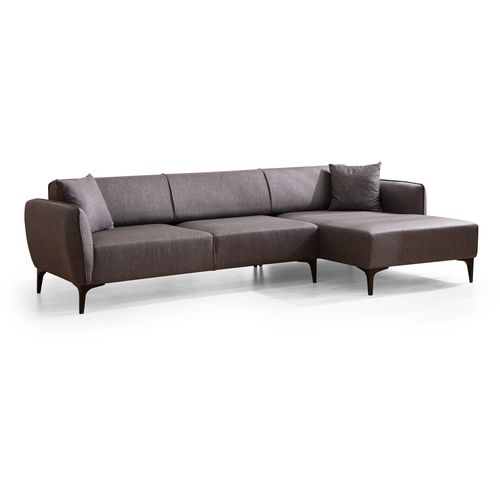 Atelier Del Sofa Kutna garnitura, Tamno siva, Belissimo Right - Dark Grey slika 5