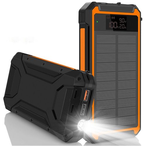 Manta dodatna baterija SOLARNA, 20000MAh, 20W, QC3, USB-C, 2xUSB, crni MPB2001S slika 3