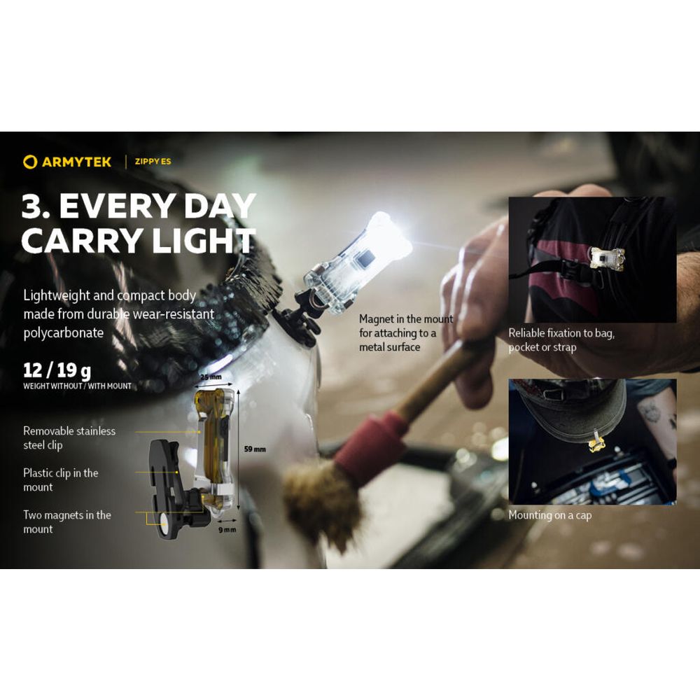 Armytek Baterijska lampa Zippy ES, Plava slika 16
