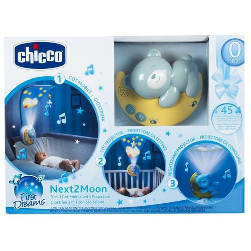 Chicco vrtuljak next2moon - plavi slika 1