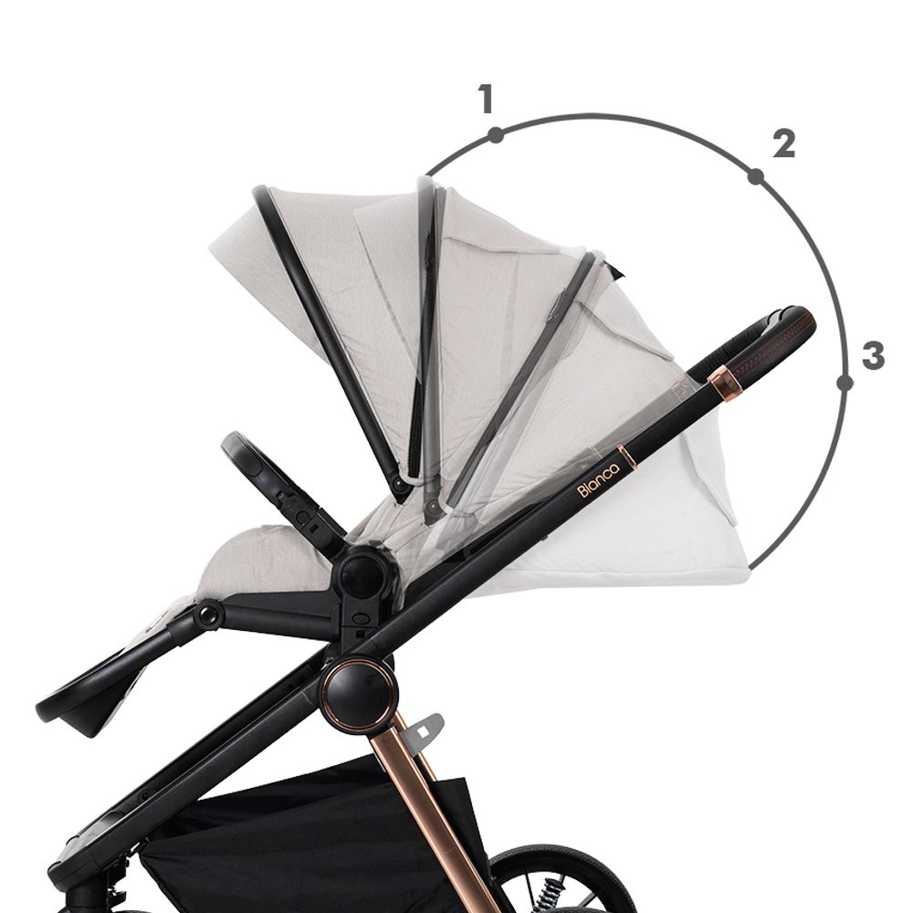 Lorelli Kolica Bianca 3u1, Black slika 14