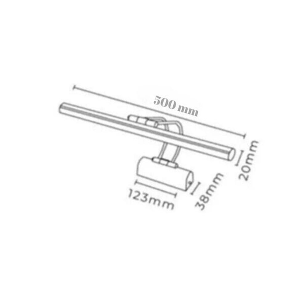 Zidna lampa Flüt 58768-5 u crnoj boji slika 3