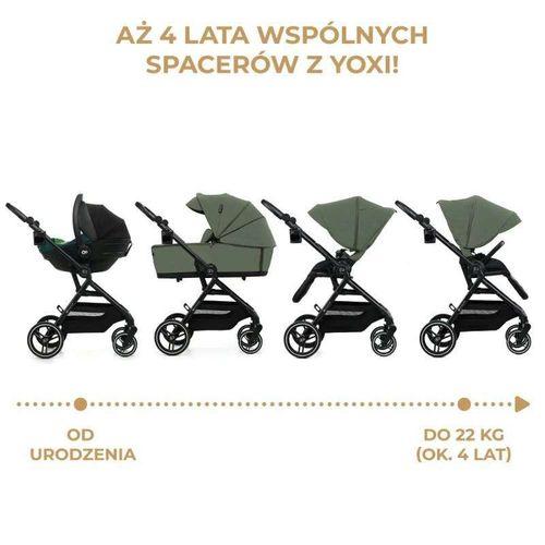 Kinderkraft Kolica Yoxi 2u1 Mystic Green slika 3