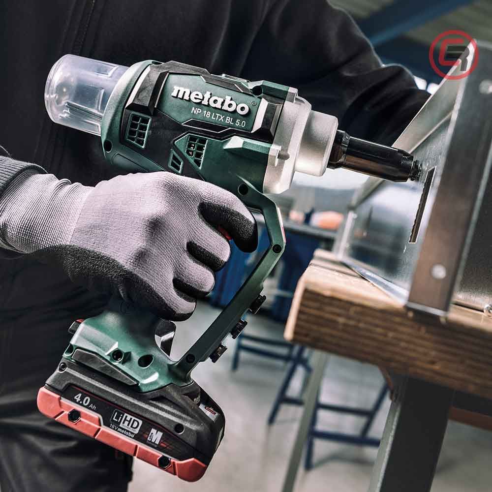 Metabo Kliješta Aku Za Blok Zakovice NP 18 LTX BL 5.0 / 2xAKU (4,0 Ah LiHD) ASC 55 - 619002800 slika 3