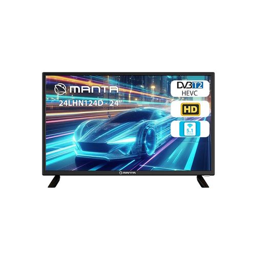 MANTA TV LED 24" HD, 220V+12V, HDMI, USB, CI+, COAX, miniAV, DVB-C/T2 24LHN124D slika 1