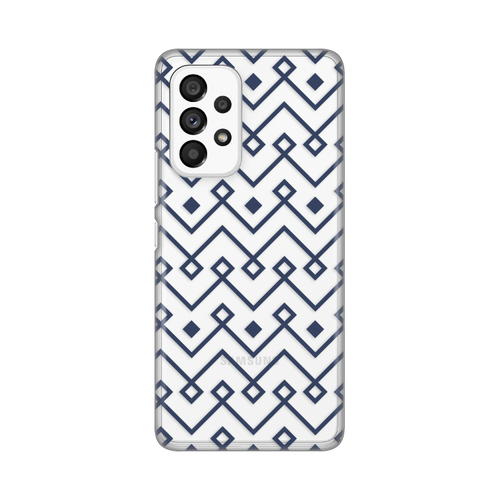 Torbica Silikonska Print Skin za Samsung A536B Galaxy A53 5G Blue cubes slika 1