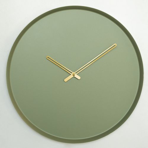 Wallity Ukrasni metalni zidni sat Earthy Metal Wall Clock - APS111 - zeleno slika 2