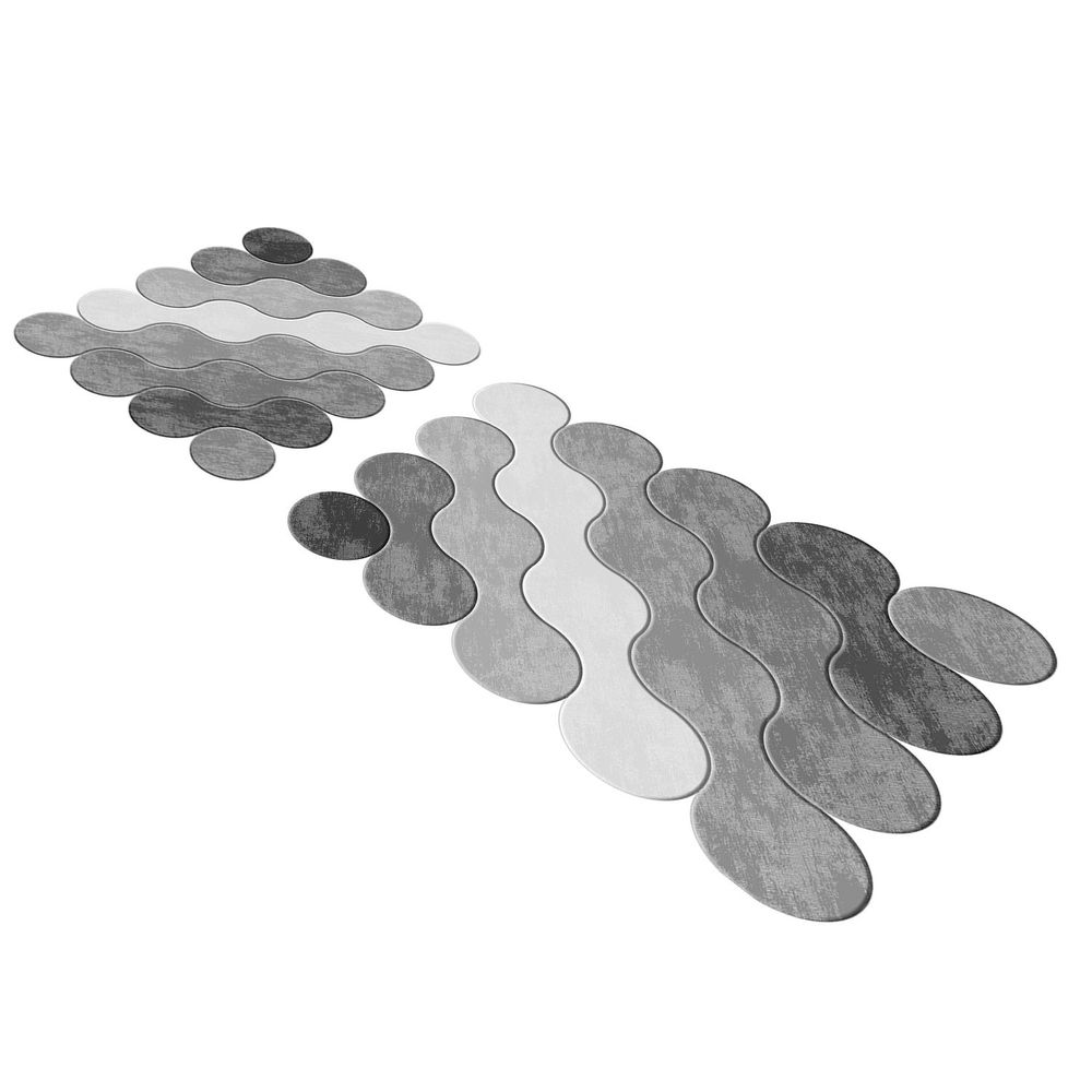Set sivih prostirki za kupatilo (2 komada) - 21011715GR slika 4