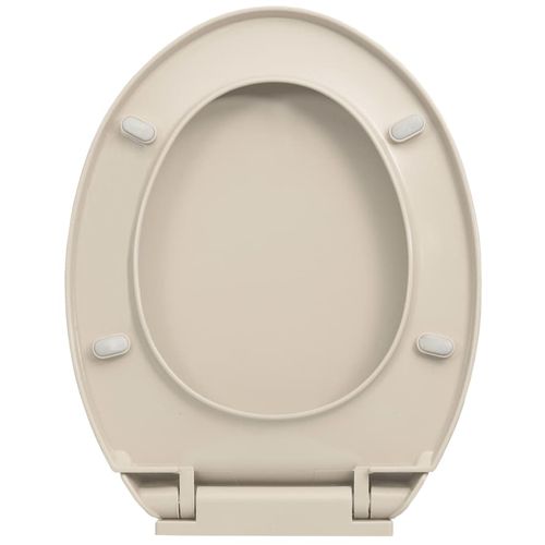 Toaletna daska s mekim zatvaranjem boja marelice ovalna slika 6