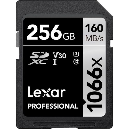 Lexar SD 256GB 1066x SDXC UHS-I cards, 160MB/s read 120MB/s write C10 V30 U3 slika 3