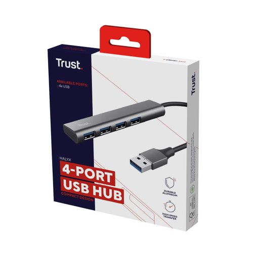 Trust adapter USB-A/4x USB-A, Halyx (24947) slika 5