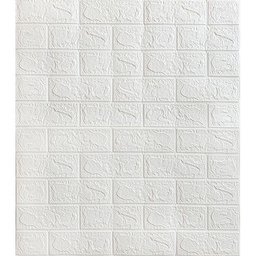 3D zidni panel Samoljepljiv panel White Brick slika 1