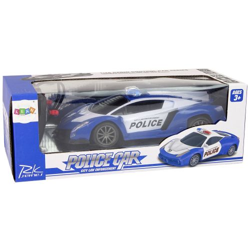 Auto na daljinsko upravljanje Police Racing 1:16 LED - plavi slika 6