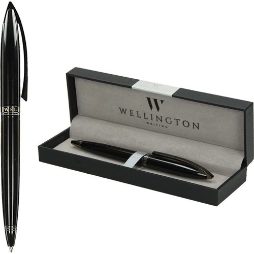 Set pisaći Wellington LEXUS crni kemijska olovka u poklon kutiji slika 1