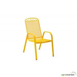 Stolica MELFI sa naslonom za ruku -žuta