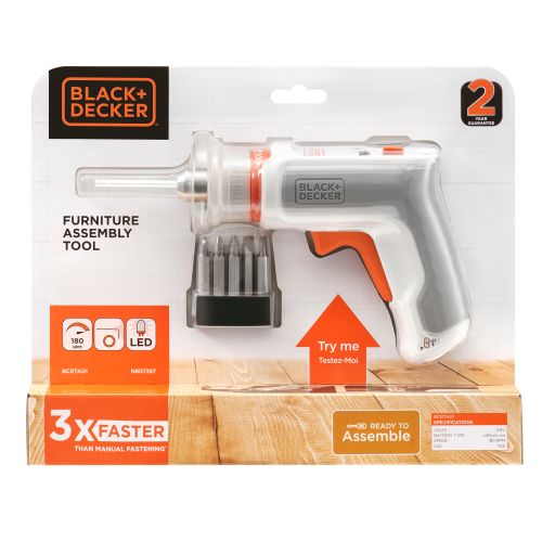 black & decker aku odvijač 3,6 v 1,5 ah + dodatki  slika 1